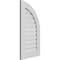 Ekena Millwork Quarter Round Top Right Surface Mount PVC Gable Vent w/ 3-1/2"W x 1"P Standard Frame, 18"W x 34"H GVPQR18X3401SF - alternate 4